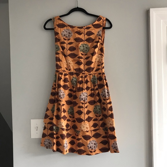 Anthropologie Dresses & Skirts - Anthropologie Hydrangeas Dress in burnt orange